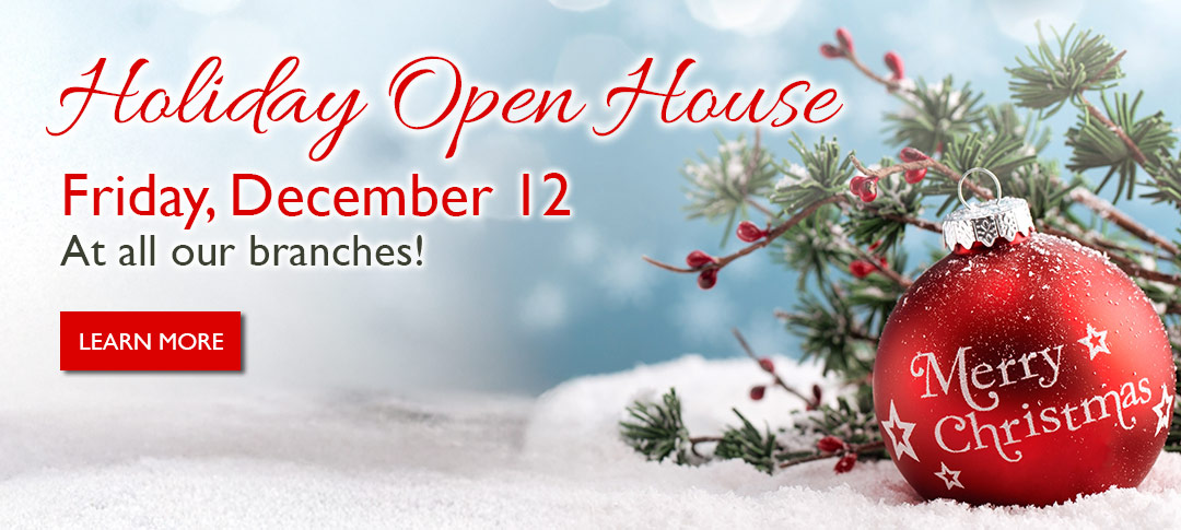 Join us for our Holiday Open House, Read more!