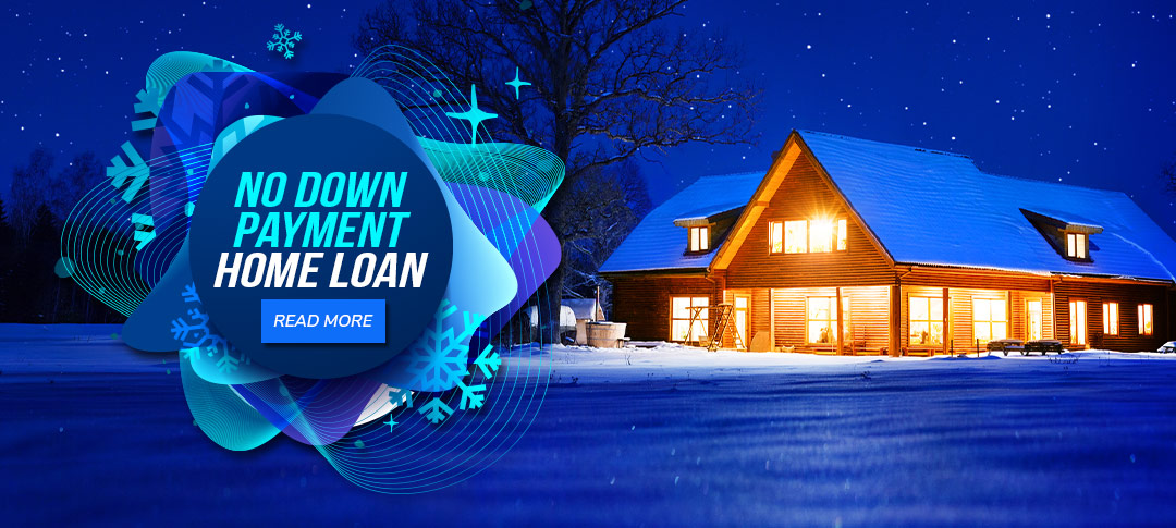 No Down Payment Home Loan. Warm cabin in the snow. . Click to read more.