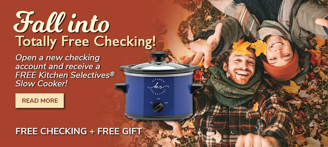 Free Checking and a free gift. The best checking accounts! Click to learn more.