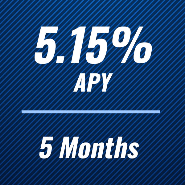 5.15% APY, 5 month CD - Certificate of Deposit