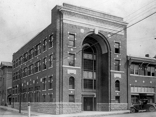 Our current headquarters building at Main and Church was completed in 1922.