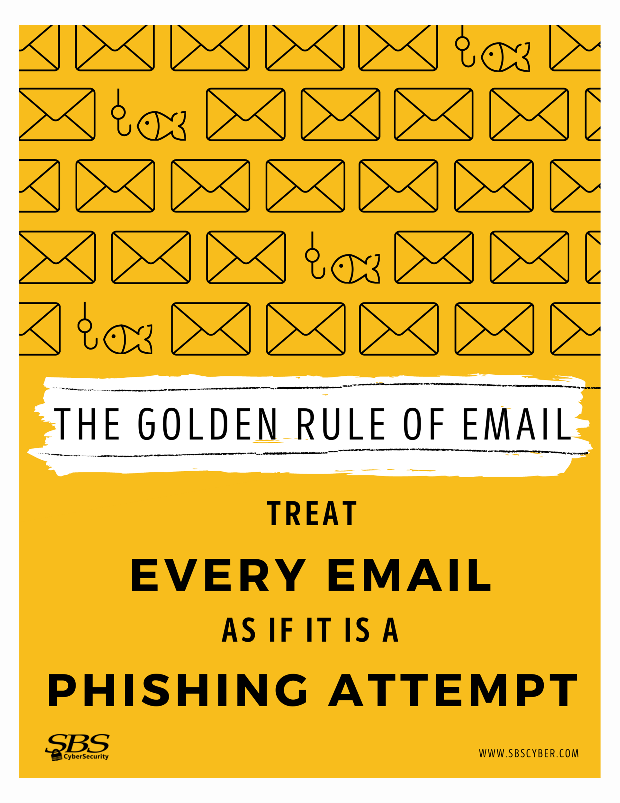 Treat every email like it's a phishing attempt.