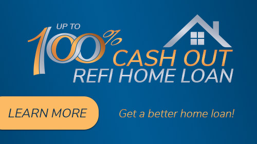 Get a cash out re-fi home loan up to 100%. Click to read more.