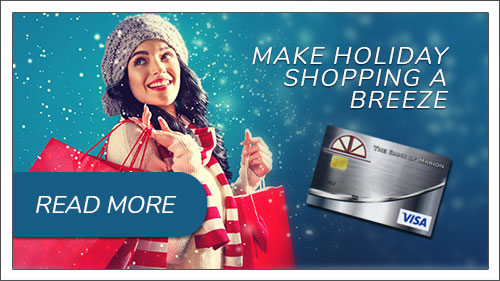 Make Holiday shopping a breeze. Click to read more about using your debit card.