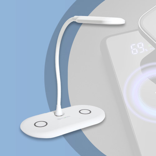 BPOWERED Desktop Lamp / Dual Wireless Charger
