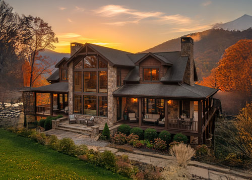 Image of house in the Appalachian mountains.