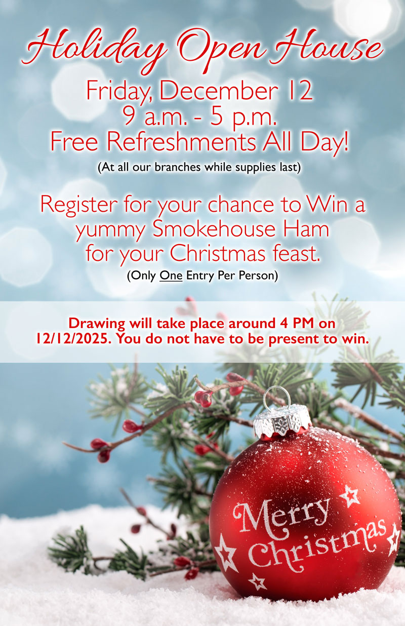 Holiday Open House - The Bank of Marion