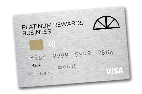 The Bank of Marion's Contactless Platinum Rewards Business Credit Card.