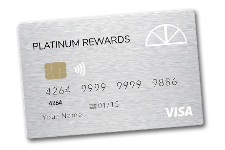 The Bank of Marion's Contactless Platinum Rewards Credit Card.